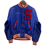 【曜日割引対象外】 ヴィンテージ vintage 60's Belen Athletic スタジャン ウィングフット ジャケット ブルー 201MT-4216 VB