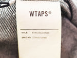 ダブルタップス WTAPS 22AW WCPO 01/LS/COTTON.DENIM ダブルシーピーオー ロングスリーブ コットン デニム シャツ 222WVDT-SHM01  3 ジャケット ブラック 103MT-2469