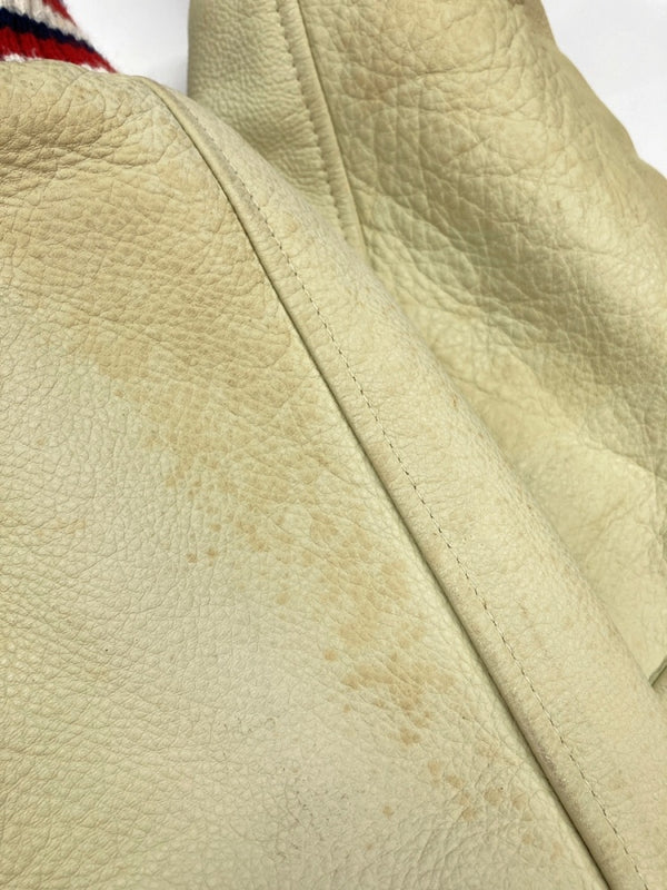 テッドマン TEDMAN STADIUM JACKET スタジアム ジャケット スタジャン バーシティ デビル 袖革 刺繍 アウター 紺 TDJ-15000 サイズ 44 ジャケット 総柄 ネイビー 104MT-1765