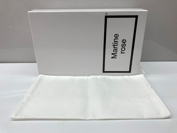 マーティンローズ MARTINE ROSE CHIESEL TOE DERBY チゼル トゥ ダービー レースアップ ドレス シューズ 革靴 短靴 黒 CMRSS221021LHM メンズ靴 ブーツ その他 ブラック サイズ 42 104S-981