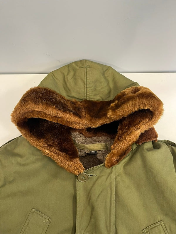 ミリタリー military US ARMY Air Force エアフォース B-2 B2 フライトジャケット  サイズ38 ジャケット カーキ 101MT-4881