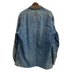 オシュコシュビゴッシュ OSHKOSH B'GOSH ~50's デニムカバーオール 襟コーデュロイ ジャケット ブルー 201MT-3577 VB