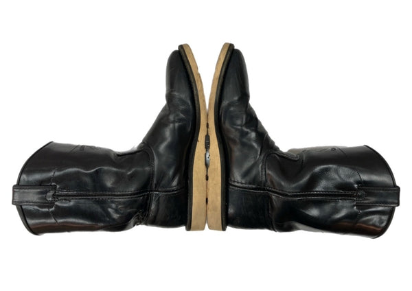 チペワ CHIPPEWA WELLINGTON BOOTS ウェリントン ブーツ ウエスタン Vibramソール ロング 黒 メンズ靴 ブーツ ウエスタン ブラック サイズ 8 1/2E 104S-1077