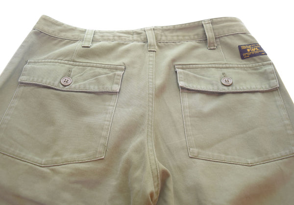 ダブルタップス WTAPS 16AW BUDS SKINNYストレートパンツ 緑 162GWDT-PTM01 ボトムスその他 カーキ 3 103MB-481