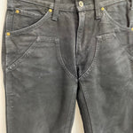 【曜日割引対象外】 アイアンハート IRON HEART ダブルニー ワークパンツ カーゴパンツ ブラック W29サイズ 201MB-1122 VB