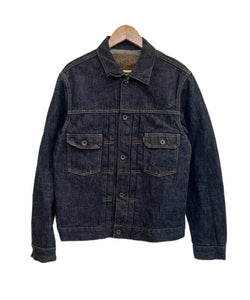 クーティープロダクションズ COOTIE PRODUCTIONS 2ndタイプデニムジャケット 濃紺 赤耳 リジット ジャケット ブルー Lサイズ 101MT-4893