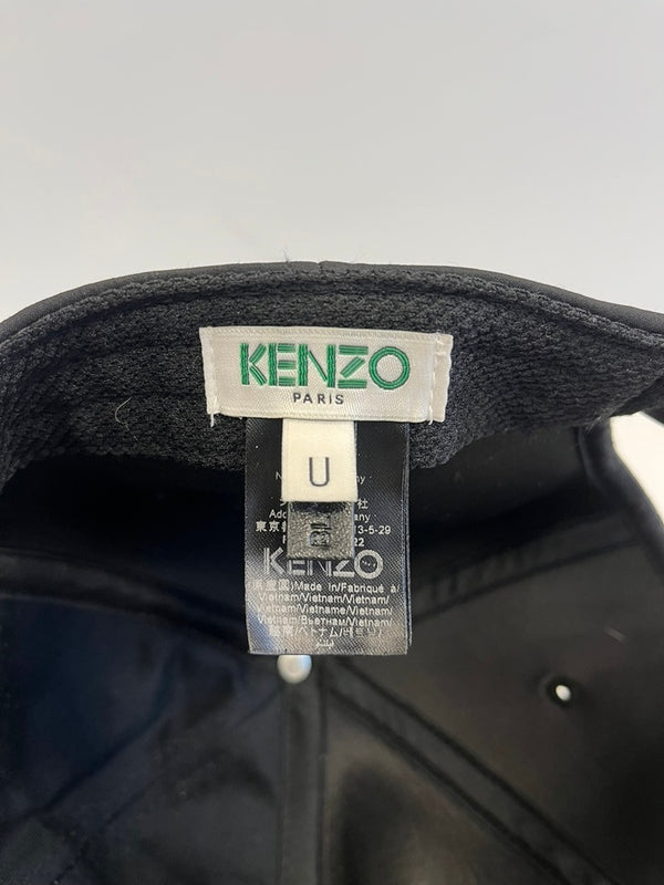 ケンゾー KENZO Tigerfaceprint CAP タイガー柄 キャップ 虎柄 帽子 メンズ帽子 キャップ ブラック 101hat-157