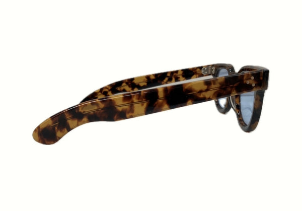 ジュリアスタートオプティカル JULIUS TART OPTICAL FDR エフディーアール スリードット 極太 アイウェア 眼鏡 茶 PL-105 眼鏡・サングラス サングラス べっ甲柄 ブラウン 104G-23