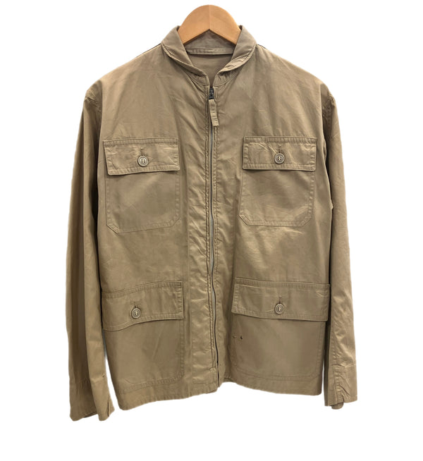 ミリタリー Military 50's 50年代 黒タグ USN US NAVY SUMMER FLIGHT JACKET サマーフライトジャケット CONMAR ZIPPER Vintage ヴィンテージ MIL-J-7758 38 ジャケット ベージュ Mサイズ 101MT-4364