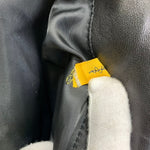 アナログ Analog 00s レザーダウン ジャケット ブラウン Mサイズ 201MT-4864