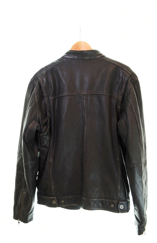 ハーレーダビットソン HARLEY DAVIDSON 13VM HAVOC LEATHER JACKET レザージャケット 黒 97153-13VM ジャケット ブラック Mサイズ 103MT-1036