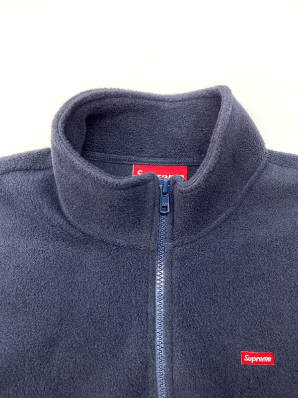 シュプリーム SUPREME 19AW Polartec Half Zip Pullover ポーラテック ハーフ ジップ プルオーバー BOX LOG 紺 スウェット ロゴ ネイビー Sサイズ 104MT-440