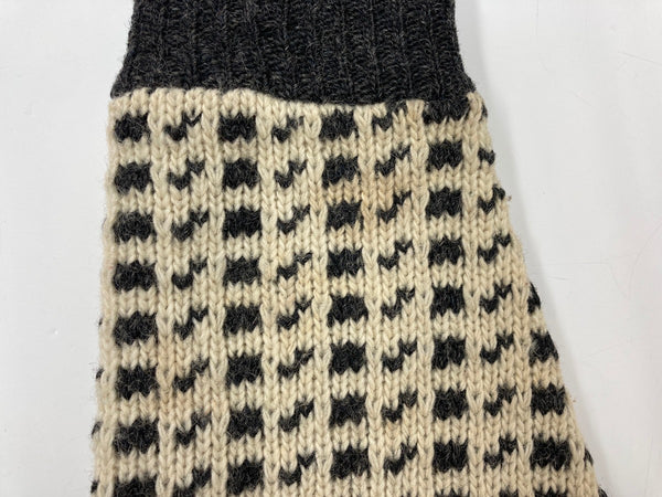 ヴィンテージ vintage 60s 60年代 DEVOLD DESIGN Birdseye Sweater バーズアイ ニット ノルウェー セーター 総柄 ベージュ Sサイズ 104MT-1900