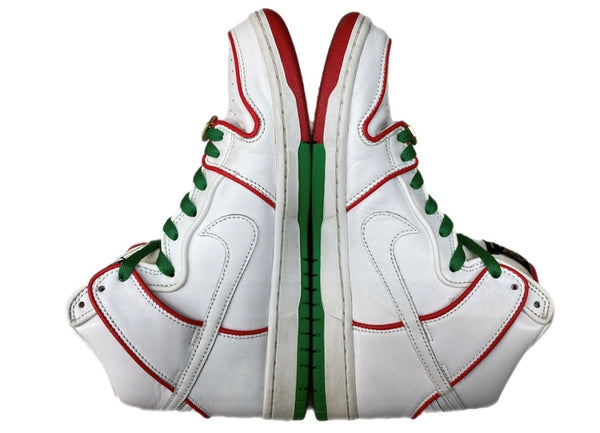 ナイキ NIKE 19年製 × PAUL RODRIGUEZ ポール ロドリゲス SB DUNK HIGH PRM QS MEXICAN BOXING ダンク ハイ メキシカン ボクシング 白 CT6680-100 メンズ靴 スニーカー ホワイト 26.5cm 104S-781