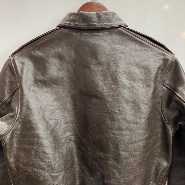 【曜日割引対象外】 リアルマッコイズ THE REAL McCOY'S トイズマッコイ Toys McCoy TYPE A-2 レザーフライト 30-1415 ジャケット ブラウン 40サイズ 201MT-3953 VB