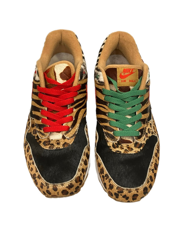 ナイキ NIKE atmos Air Max 1 DLX Animal Pack/Safari アトモス エアマックス1 アニマルパック/サファリ AQ0928-700 メンズ靴 スニーカー ベージュ 28.5cm 101-shoes1776