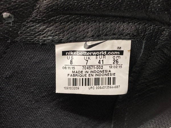 ナイキ NIKE 15年製 × BLACK COMME des GARCONS コムデギャルソン BLAZER HIGH CDG ブレザー ハイ シューズ 黒 704571-002 メンズ靴 スニーカー ブラック 26cm 104S-987