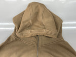エンタイアスタジオ entire studios FULL ZIP HOODIE フル ジップ フーディー ジップアップ パーカー スウェット 茶 パーカ 無地 ブラウン XLサイズ 104MT-2110