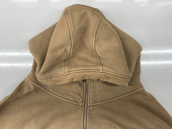 エンタイアスタジオ entire studios FULL ZIP HOODIE フル ジップ フーディー ジップアップ パーカー スウェット 茶 パーカ 無地 ブラウン XLサイズ 104MT-2110