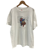 ナイキ NIKE 90's 90年代 FOOTBALL IS IN MY BLOOD アナトミカル 臓器 アメリカ製 MADE IN USA VINTAGE ヴィンテージ Tシャツ ホワイト Lサイズ 101MT-4961