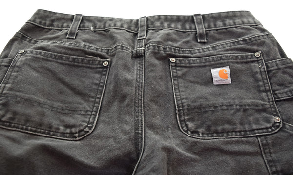 カーハート Carhartt USA製 ダブルニー ダックペインター レギュラー パンツ  デニム ブラック 103MB-684