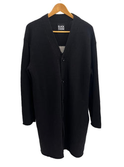 ヨウジ ヤマモト YOHJIYAMAMOTO BLACK Scandal ブラックスキャンダル Message 5G ロングカーディガン ニット HC-K79-194 サイズ3 カーディガン ブラック 101MT-4259