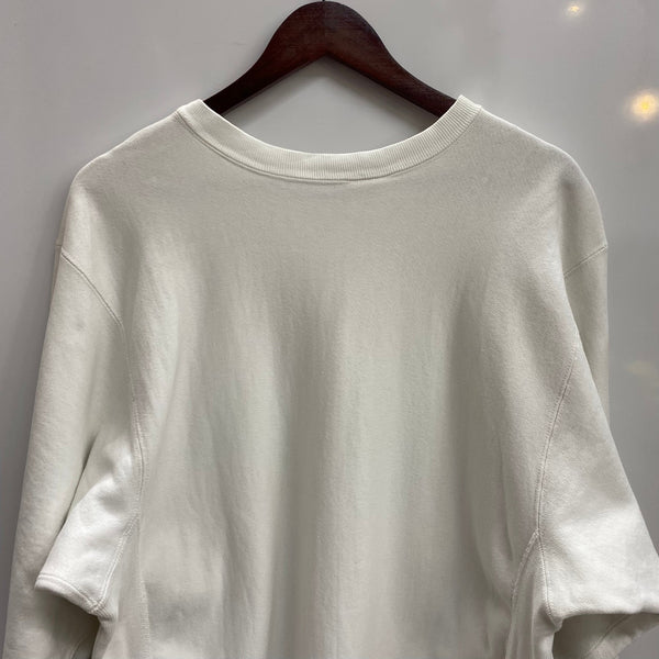 【曜日割引対象外】 チャンピオン Champion 80's REVERSE WEAVE INDIANA USA製 トリコタグ カレッジ スウェット ホワイト XXLサイズ 201MT-3963 VB