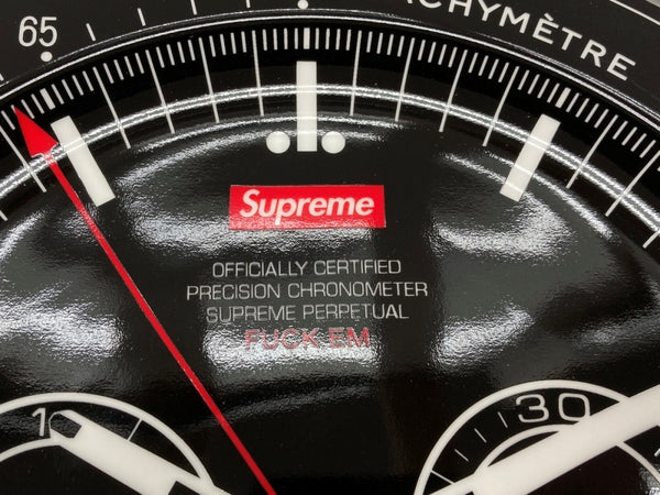 シュプリーム SUPREME 20AW WATCH PLATE ウォッチ プレート 盤面 皿 大皿 食器 黒 その他 総柄 ブラック 104Z-31