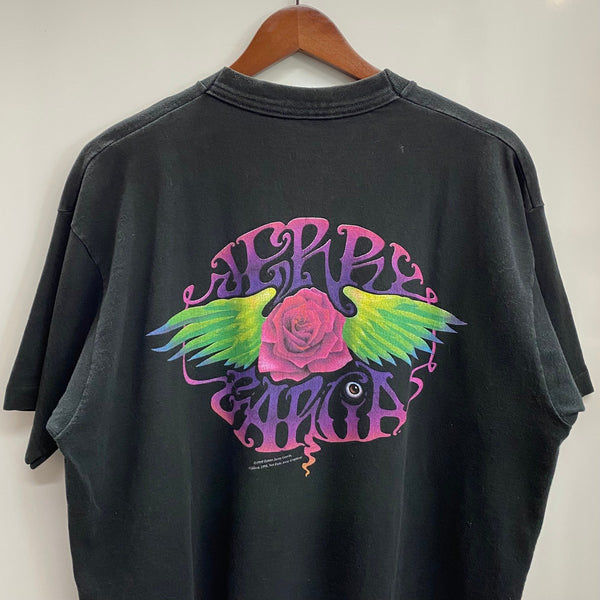 【曜日割引対象外】 ヴィンテージ vintage 90's Grateful Dead 1995 Jerry Garcia USA製 Tシャツ ブラック XLサイズ 201MT-4488 VB