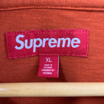 シュプリーム SUPREME Twill Applique Tシャツ オレンジ XLサイズ 201MT-4821