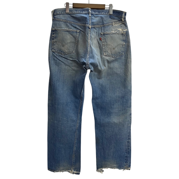 【曜日割引対象外】 リーバイス Levi's 60's 70's 501 BIG E 足長R ボタン裏16 W37 デニム ブルー 201MB-1102 VB