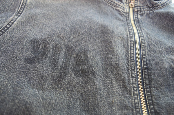 アーペーセー A.P.C. APC 90s' Denim single riders jacket シングルライダースジャケット 青 2 ジャケット ブルー 103MT-2665