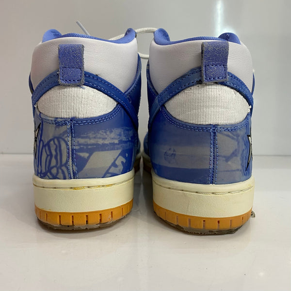 ナイキ NIKE SB ダンク×カーペットカンパニー  ハイ ロイヤルパルス Carpet Company × Nike SB Dunk High Royal Pulse コラボ CV1677-100  メンズ靴 スニーカー ブルー 27cmサイズ 201-shoes1285