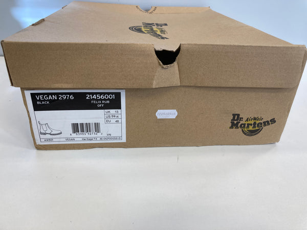 ドクターマーチン Dr.Martens QUAD PLATFORM CHELSEA BLACK 27560001 チェルシーブーツ プラットフォームソール サイドゴア VEGAN 2976 メンズ靴 ブーツ サイドゴア ブラック 32 101sh-1874