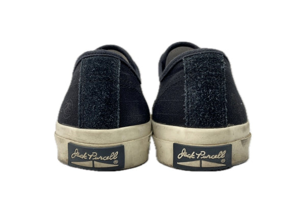 コンバース CONVERSE 16年製 × Stussy ステューシー JACK PURCELL ジャック パーセル ローカット シューズ 白 黒 1CK448 メンズ靴 スニーカー ブラック 27.5cm 104S-1036