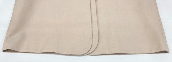 アニュアンス  anuans 完売品 23年モデル レイヤード カラー スリットスリーブジャケット フレアスリーブ ウエストマーク 内袖切替 フォーマル オフィスカジュアル エレガント BEIGE 1523101003-0 ジャケット ベージュ フリーサイズ 104LT-186