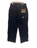 ヴィンテージ vintage 50's～60's 50～60年代 The Big Favorite DUNGAREES ペインターパンツ オレンジ糸 トリプルステッチ GRIPPER ZIPPER DEAD STOCK デニム ブルー W31L30 101MB-634