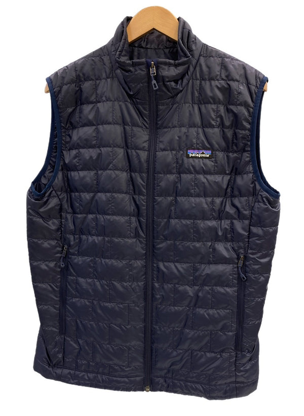 パタゴニア PATAGONIA Men's Nano Puff Vest ナノパフベスト 中綿  ベスト ネイビー Mサイズ 101MT-3447