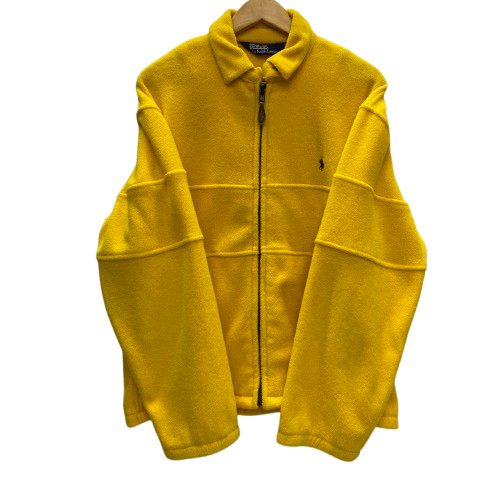 ラルフローレン RalphLauren 90s フリースジャケット ジャケット イエロー Mサイズ 201MT-4255