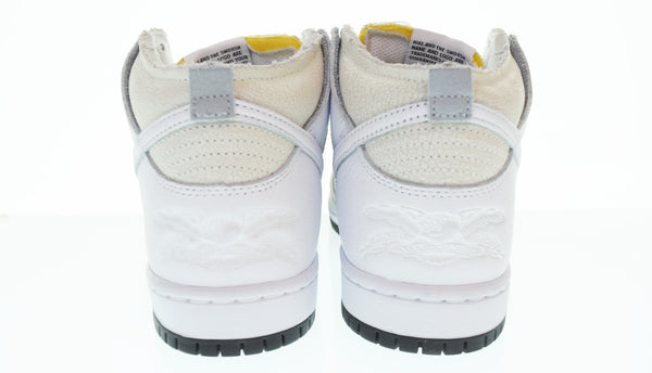 ナイキ NIKE ANTIHERO SB DUNK HIGH QSアンタイヒーロー スケートボーディング ダンク ハイ HM5837-100 メンズ靴 スニーカー ホワイト 26cm 103S-1241