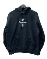 シュプリーム SUPREME 20FW Cross Box Logo Hooded Sweatshirt クロス ボックス ロゴ フーディ スウェット シャツ 黒 パーカ ロゴ ブラック Sサイズ 104MT-1897
