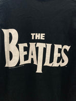 バンド band THE BEATLES ビートルズ 25周年 LET IT BE フォトTシャツ バンドTシャツ 黒 US古着 XL Tシャツ ブラック LLサイズ 101MT-2980