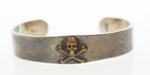 ビリーブインミラクル BELIEVEINMIRACLE SKULL BRACE スカルブレスレット バングル メンズジュエリー・アクセサリー バングル シルバー 103G-96