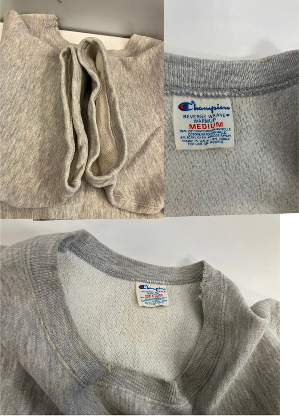 チャンピオン Champion 80's 80年代 80s～ ヴィンテージ vintage トリコタグ リバースウィーブ REVERSE WEAVE US古着 半袖 スウェット グレー Mサイズ 101MT-3765