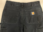 カーハート Carhartt ダブルニー ペインターパンツ ワークパンツ 黒 103334 BLK カーゴパンツ ブラック 34×32 101MB-722