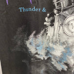 【曜日割引対象外】 ハーレーダビッドソン Harley Davidson 90's Thunder & Lightning USA製 Hanes Tシャツ ブラック XLサイズ 201MT-4201 VB