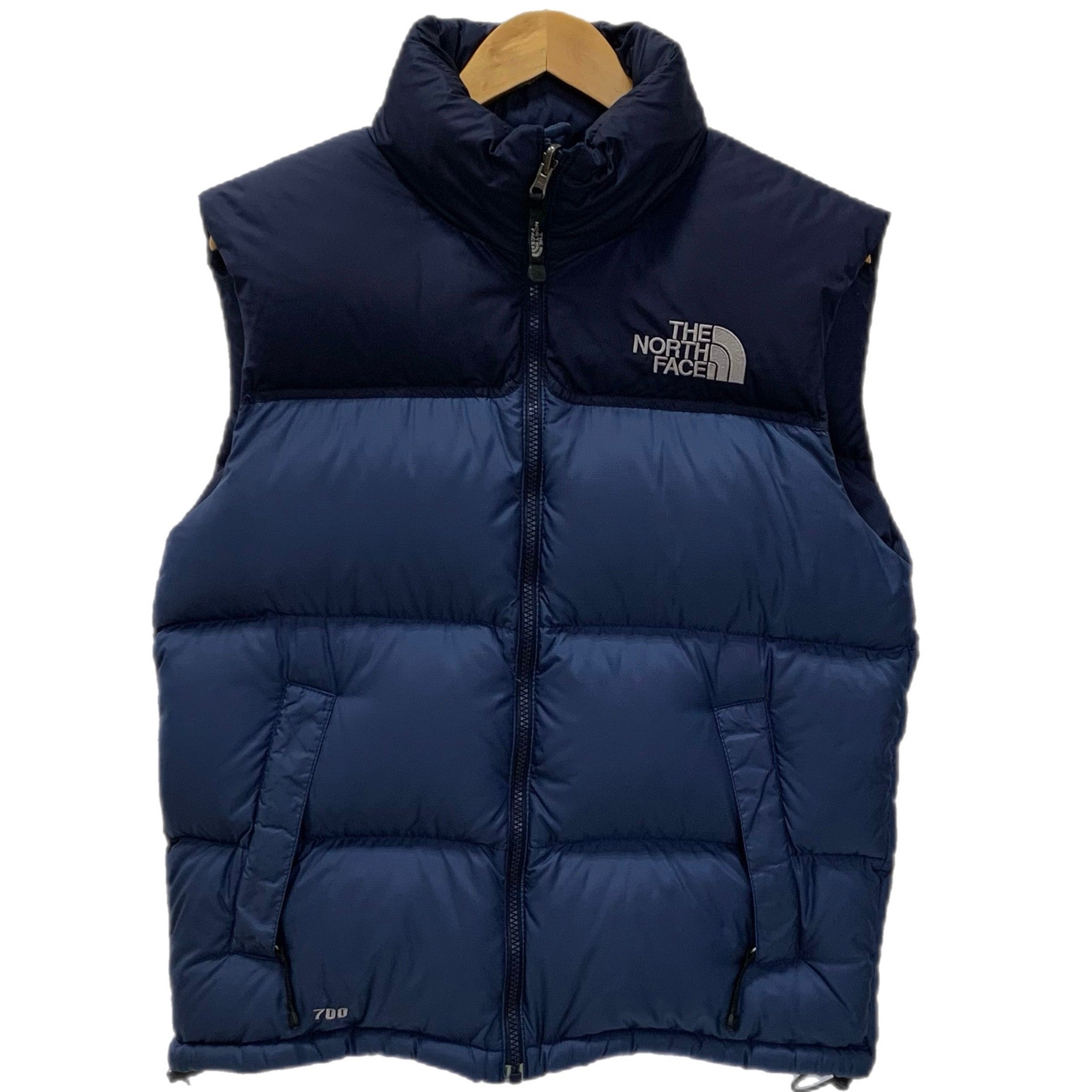 NORTH ノースフェイス ヌプシ ダウンベスト センターロゴ Mサイズ 綺麗