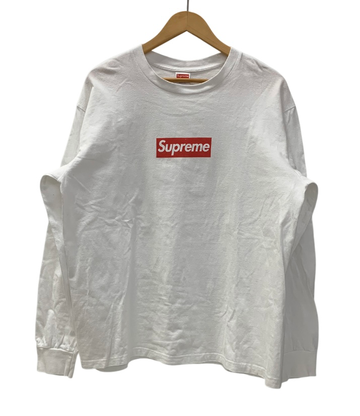 Supreme シュプリーム ボックスロゴ Tシャツ L ホワイト 長袖 Supreme Supreme シュプリーム ボックスロゴ Tシャツ L ホワイト 長袖 Supreme