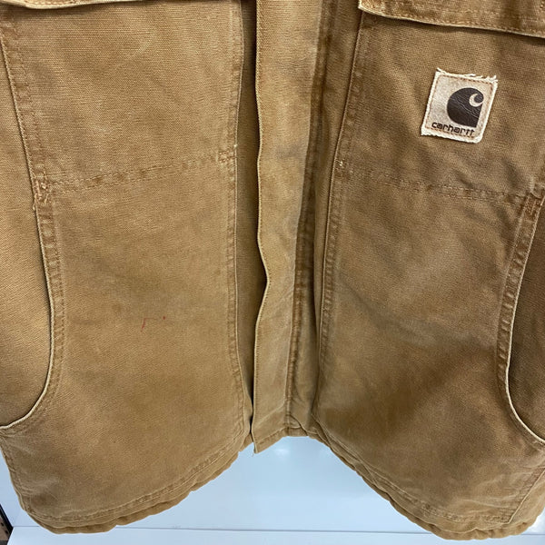 【曜日割引対象外】 カーハート Carhartt 00's トラディショナルコート USA製 ジャケット ブラウン Lサイズ 201MT-4154 VB