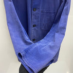 【曜日割引対象外】 ヴィンテージ vintage 40's 50's FRENCH MILITARY フランス軍 ヘリンボーン カバーオール ジャケット ネイビー 48サイズ 201MT-4479 VB